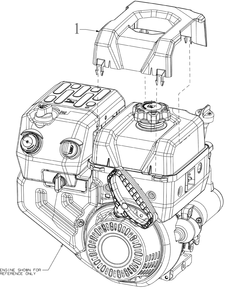 Shroud Diagram and Parts List for 2X28-INCH (31AH5IVTB56)(2023) Cub Cadet Snow Blower